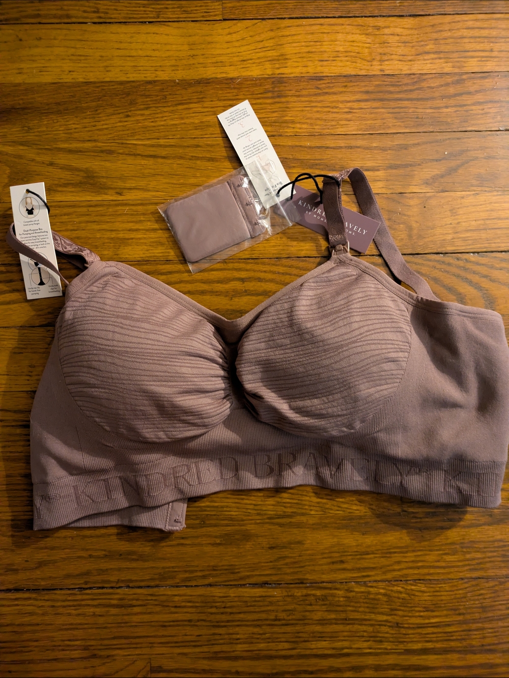 NWT Kindred Bravely Sublime Hands Free Pumping & Nursing Bra Size L